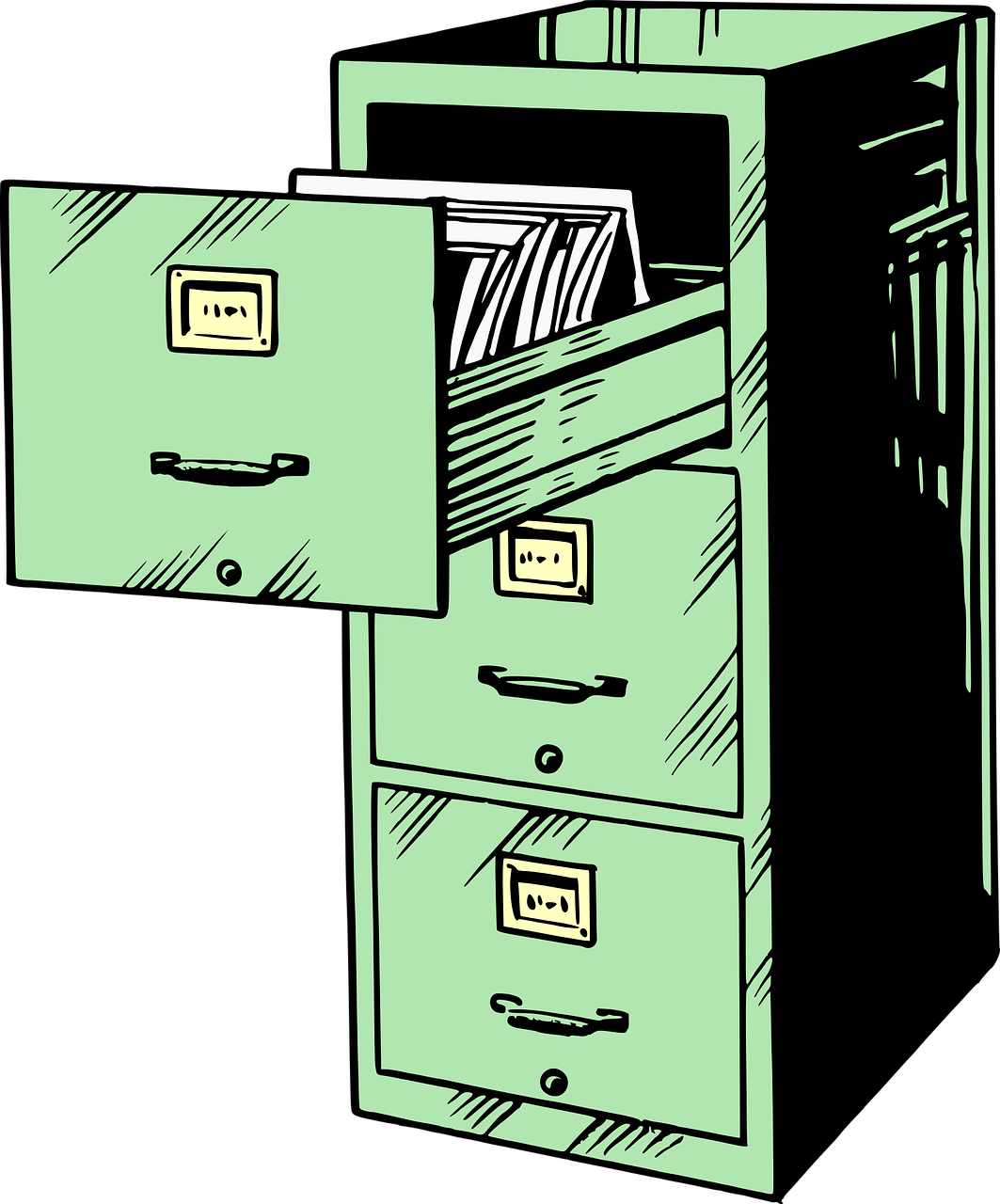 Cabinet Filing Filing Cabinet  - OpenClipart-Vectors / Pixabay