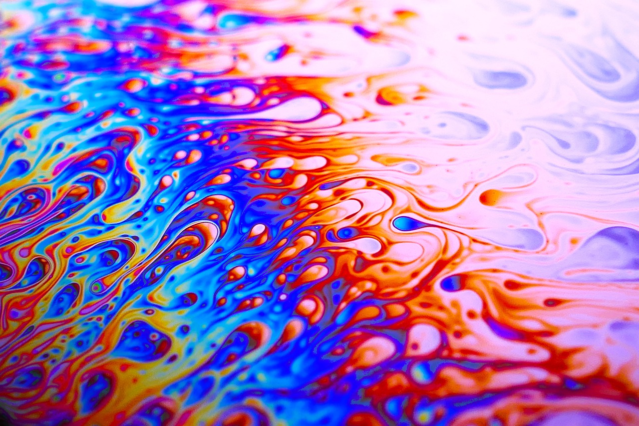 abstract soap bubbles multicoloured 7297671